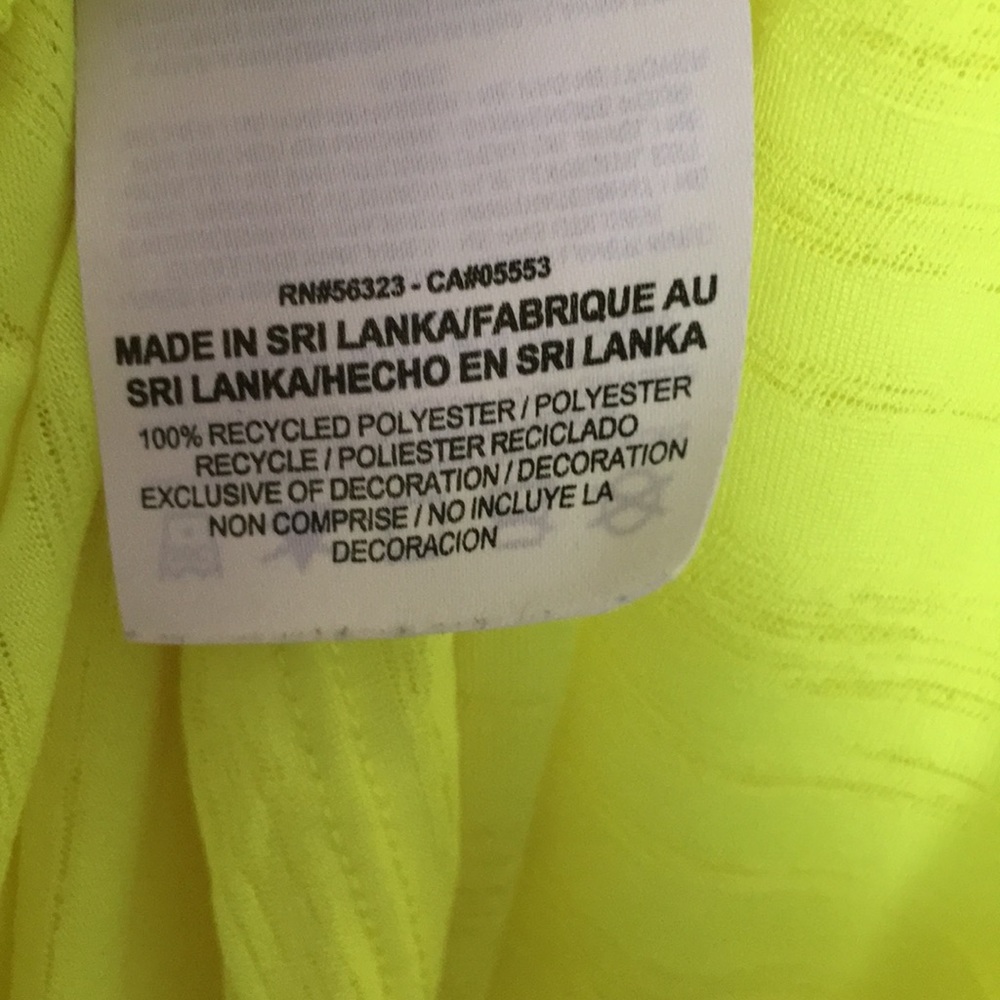 Nike Dri-Fit Tank top Neon Large - Picture 5 of 5